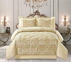 Piece jacquard comforter for sale  Delivered anywhere in UK