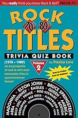 Rock titles trivia for sale  Delivered anywhere in USA 