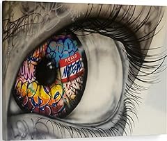 Colorful eye graffiti for sale  Delivered anywhere in USA 