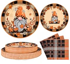 Homlouue thanksgiving plates for sale  Delivered anywhere in UK