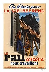 Postersandco train rail d'occasion  Livré partout en France