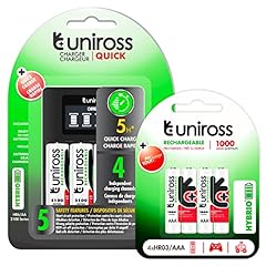 Uniross caricabatterie rapido usato  Spedito ovunque in Italia 