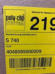 Poly clips 740 gebraucht kaufen  Wird an jeden Ort in Deutschland