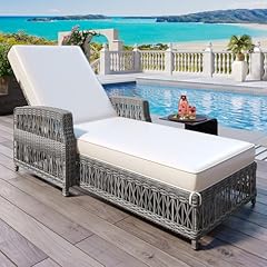 Outdoor reclining chaise for sale  Delivered anywhere in USA 