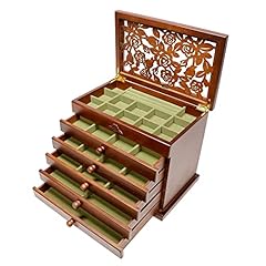 Wood jewelry box for sale  Delivered anywhere in USA 