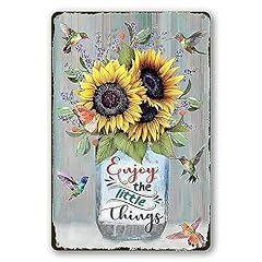 Sunflower metal tin for sale  Delivered anywhere in USA 