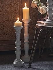 White rustic candle for sale  Delivered anywhere in USA 