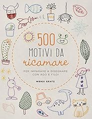 500 motivi ricamare usato  Spedito ovunque in Italia 