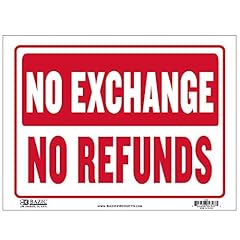 Bazic refunds sign for sale  Delivered anywhere in USA 