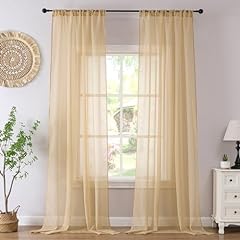 Tollpiz beige sheer for sale  Delivered anywhere in USA 