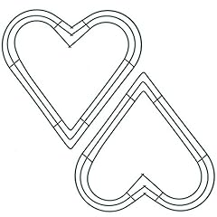 Pack heart shaped for sale  Delivered anywhere in USA 