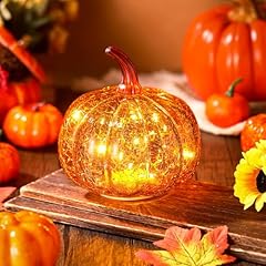 Glooglitter glass pumpkin for sale  Delivered anywhere in USA 