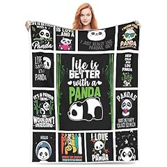 Panda flannel blankets for sale  Delivered anywhere in USA 