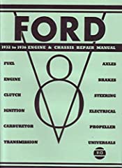 1932-1936 Ford V-8 Shop Service Repair Manual Book for sale  Delivered anywhere in Canada