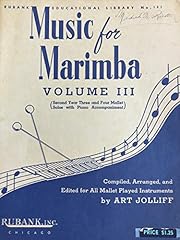 Music marimba volume for sale  Delivered anywhere in USA 