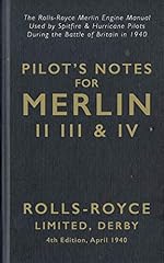 Pilot notes merlin for sale  Delivered anywhere in UK