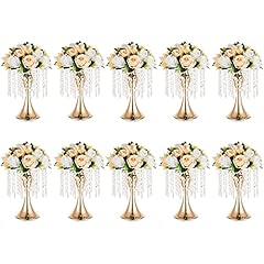 Gold vases centerpieces for sale  Delivered anywhere in USA 