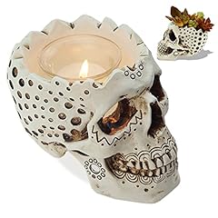 Skull candle holder for sale  Delivered anywhere in USA 