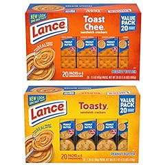 Lance Toasty and Toastchee Assorted Sandwich Crackers, for sale  Delivered anywhere in USA 