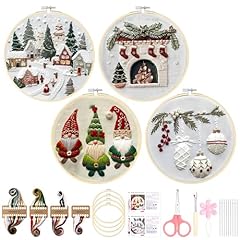 Christmas embroidery kit for sale  Delivered anywhere in USA 