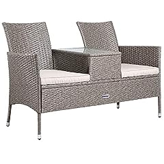 Casaria seater polyrattan for sale  Delivered anywhere in UK