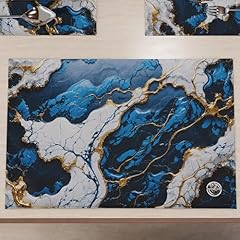 Marblelized tovagliette americ usato  Spedito ovunque in Italia 