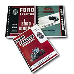1955 1956 1957 Ford 600 800 Series Tractor 3 Manual Set Owners Shop Parts Books for sale  Delivered anywhere in USA 
