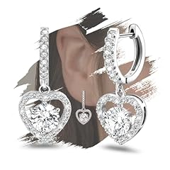 Heart dangle hoop for sale  Delivered anywhere in USA 