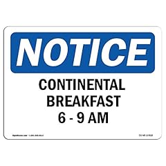 Osha sign continental for sale  Delivered anywhere in USA 