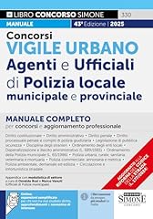 Concorsi vigile urbano usato  Spedito ovunque in Italia 