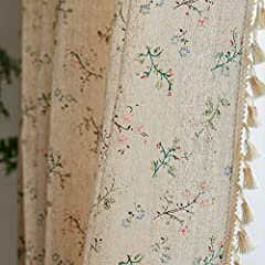 Floral farmhouse curtains for sale  Delivered anywhere in USA 