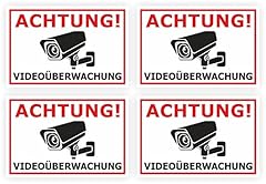 Videoüberwachung aufkleber we gebraucht kaufen  Wird an jeden Ort in Deutschland