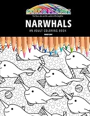 Narwhals adult coloring d'occasion  Livré partout en France
