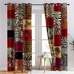 Blackout curtains red for sale  Delivered anywhere in UK