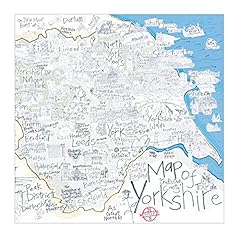 Map yorkshire greetings for sale  Delivered anywhere in UK