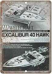 Wellcraft excalibur hawk d'occasion  Livré partout en France