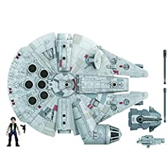 Star Wars Mission Fleet Han Solo Millennium Falcon, used for sale  Delivered anywhere in USA 