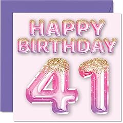 41st birthday card d'occasion  Livré partout en France