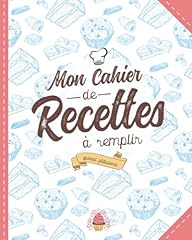 Cahier recettes remplir d'occasion  Livré partout en France