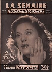 Semaine radiophonique aout d'occasion  Livré partout en France