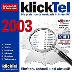 Klicktel 2003 ausgabe gebraucht kaufen  Wird an jeden Ort in Deutschland