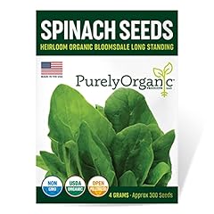 Organic spinach seeds for sale  Delivered anywhere in USA 