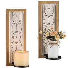 Wood wall candle for sale  Delivered anywhere in USA 