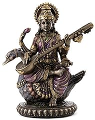 8.5 Inch Saraswati on Swan Figurine - Hindu Goddess of Knowledge for sale  Delivered anywhere in Canada