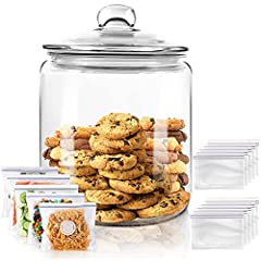 Airtight Glass Jar,Cookie Candy Penny Jar with Leak for sale  Delivered anywhere in USA 