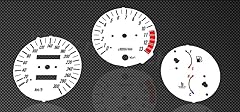 White tachometer speedometer for sale  Delivered anywhere in UK