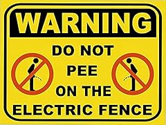 Warning pee electric for sale  Delivered anywhere in USA 