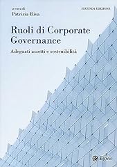 Ruoli corporate governance. usato  Spedito ovunque in Italia 