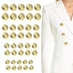 40pcs gold buttons for sale  Delivered anywhere in UK