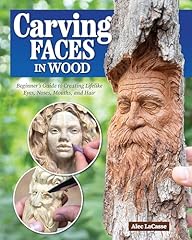 Carving faces wood for sale  Delivered anywhere in UK